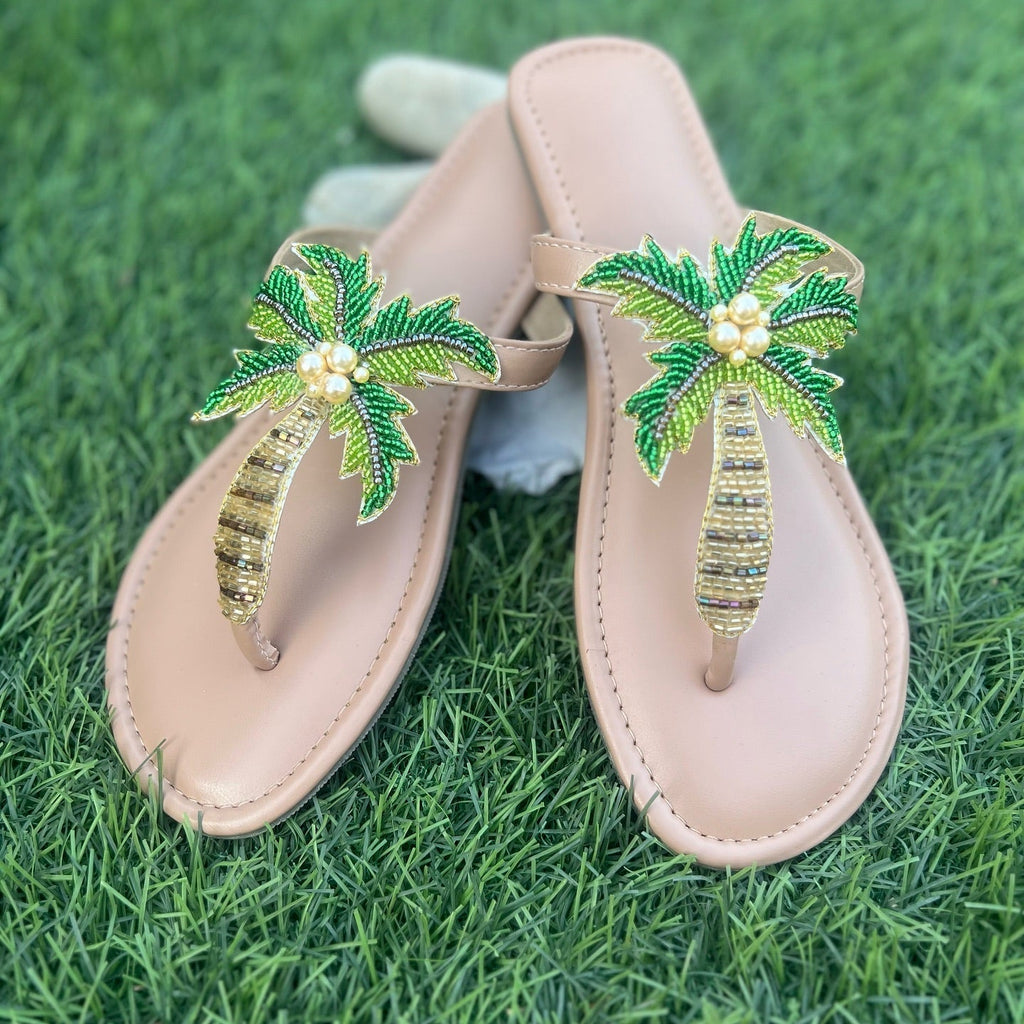 Palm Tree Paradise Flats Sandal Stories
