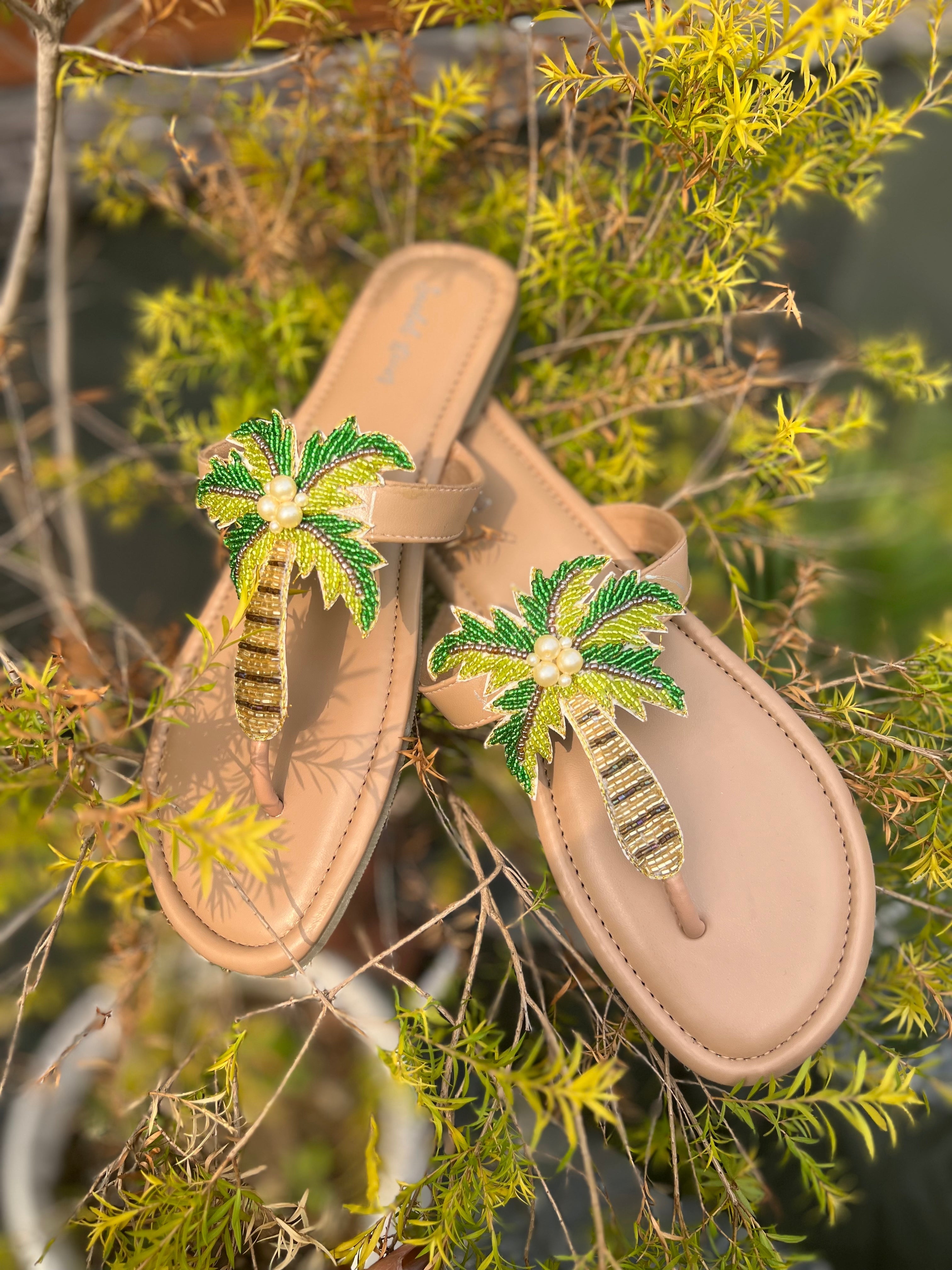 Palm Tree Paradise Flats Sandal Stories